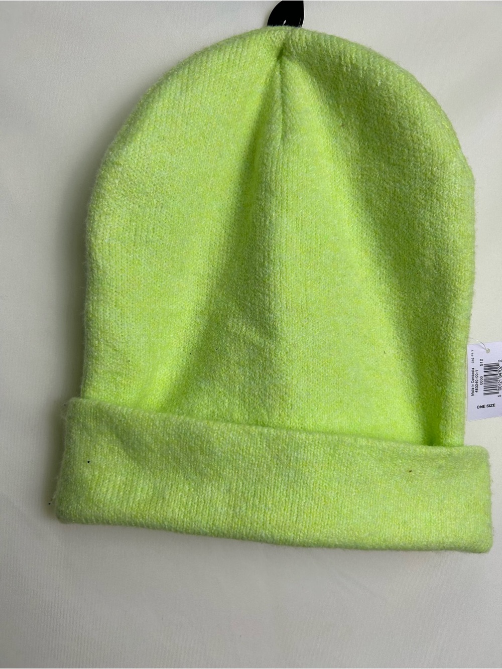 Old Navy Neon Lime Fold-Over Beanie